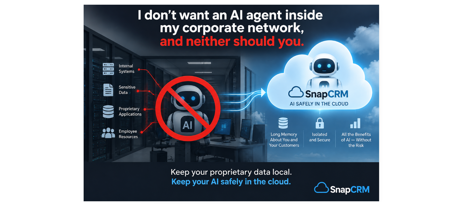 Keep Your AI in the Cloud. Keep Your Data Under Control.